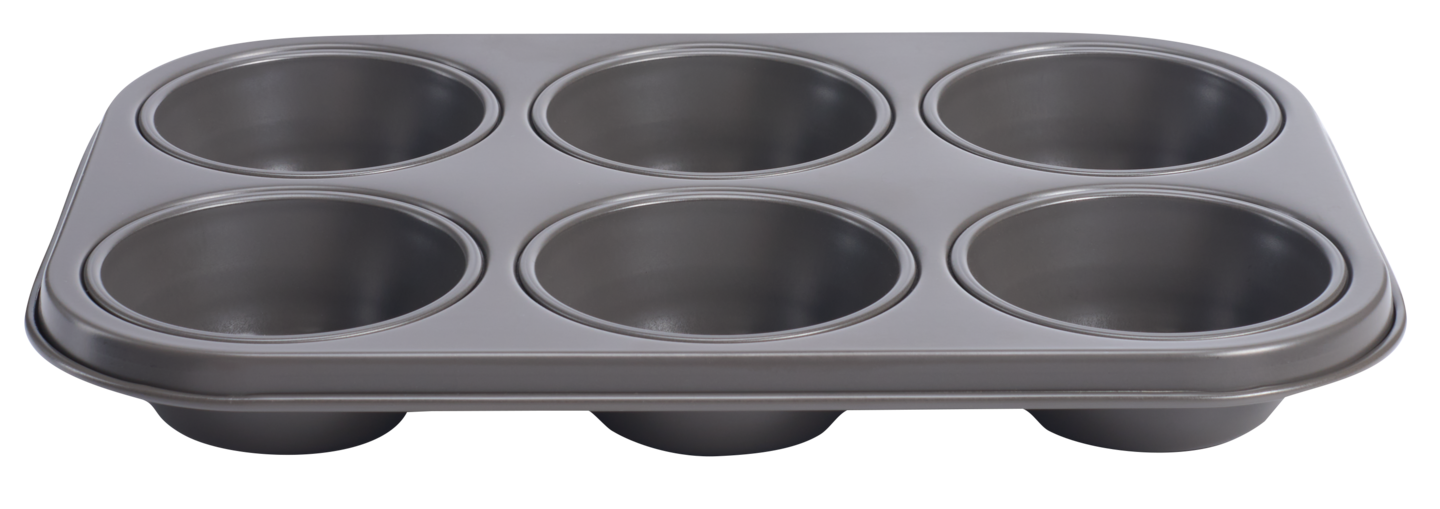 Guardini muffinsivuoka 6 kpl harmaa