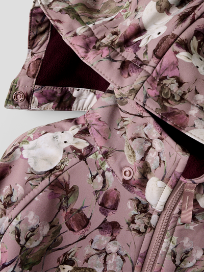Guppy Dylan Floral Bunny softshell-takki