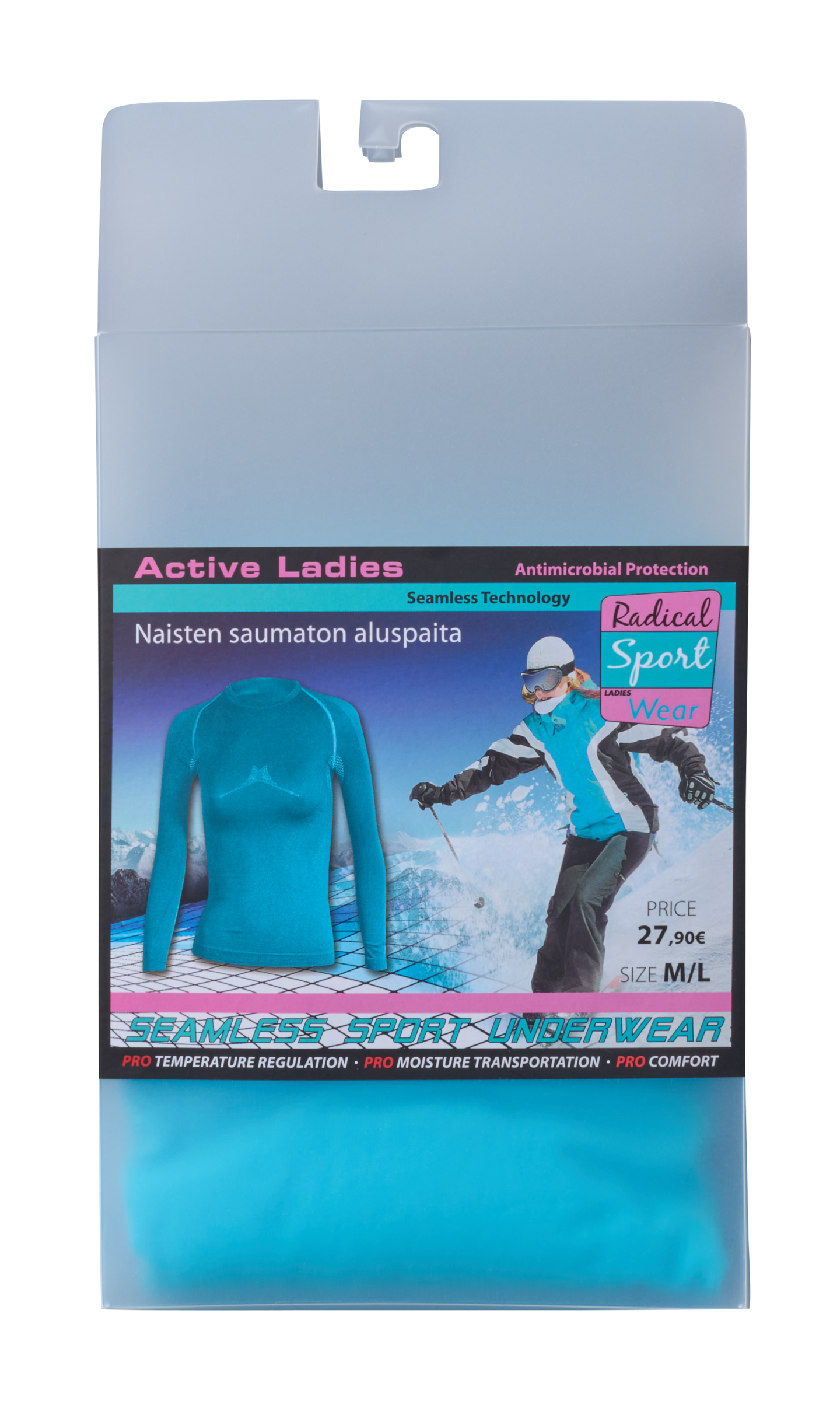 Radical sport naisten saumaton tekninen paita.