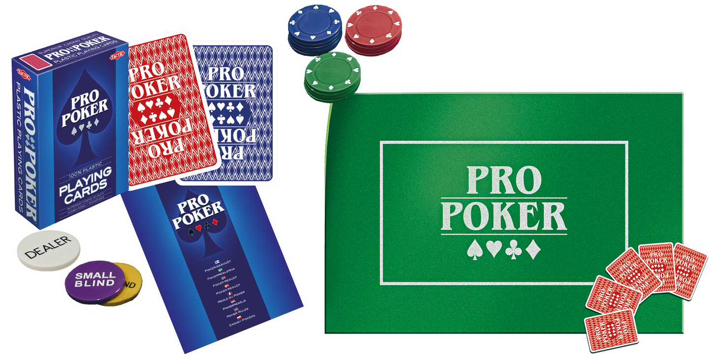 Tactic ProPoker Texas Hold'em pokerisetti metallirasiassa