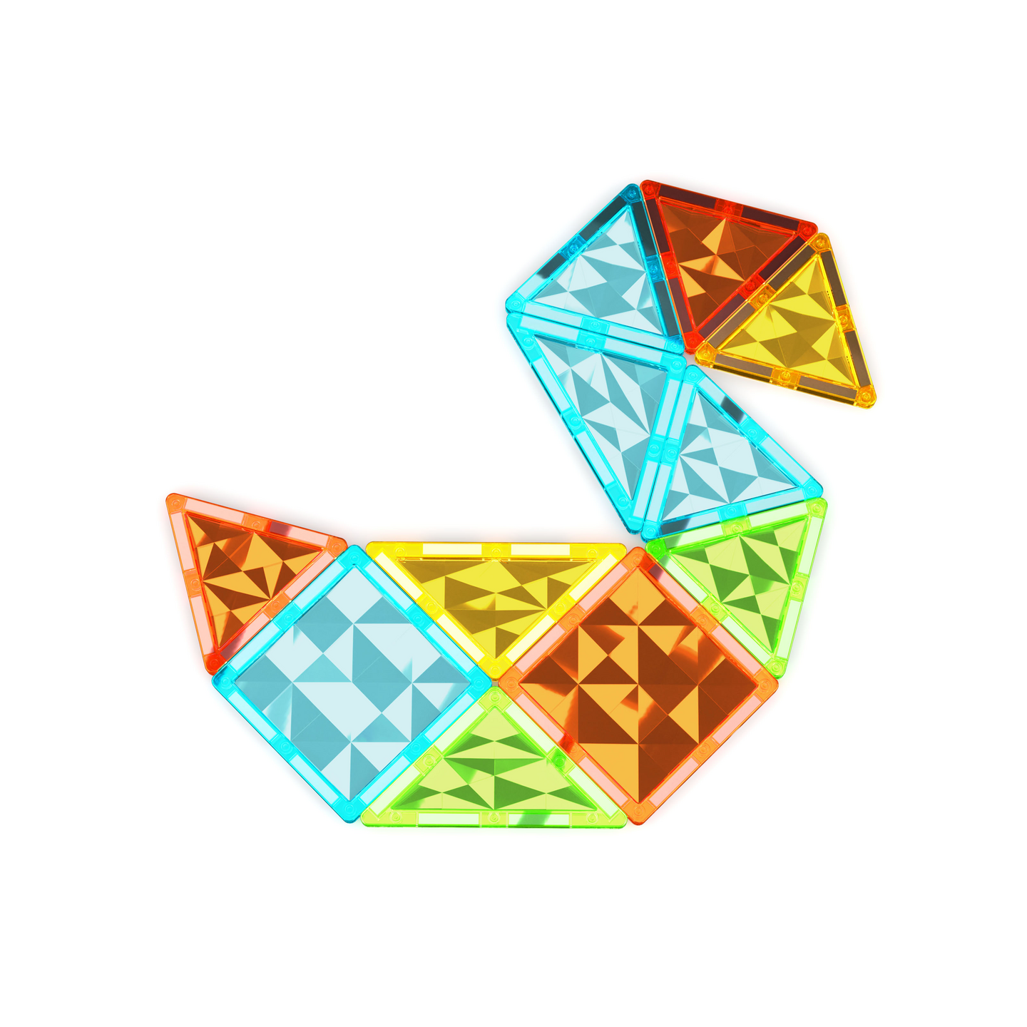 Geomag magneettiset laatat Gems 32 osaa magneettirakennussetti