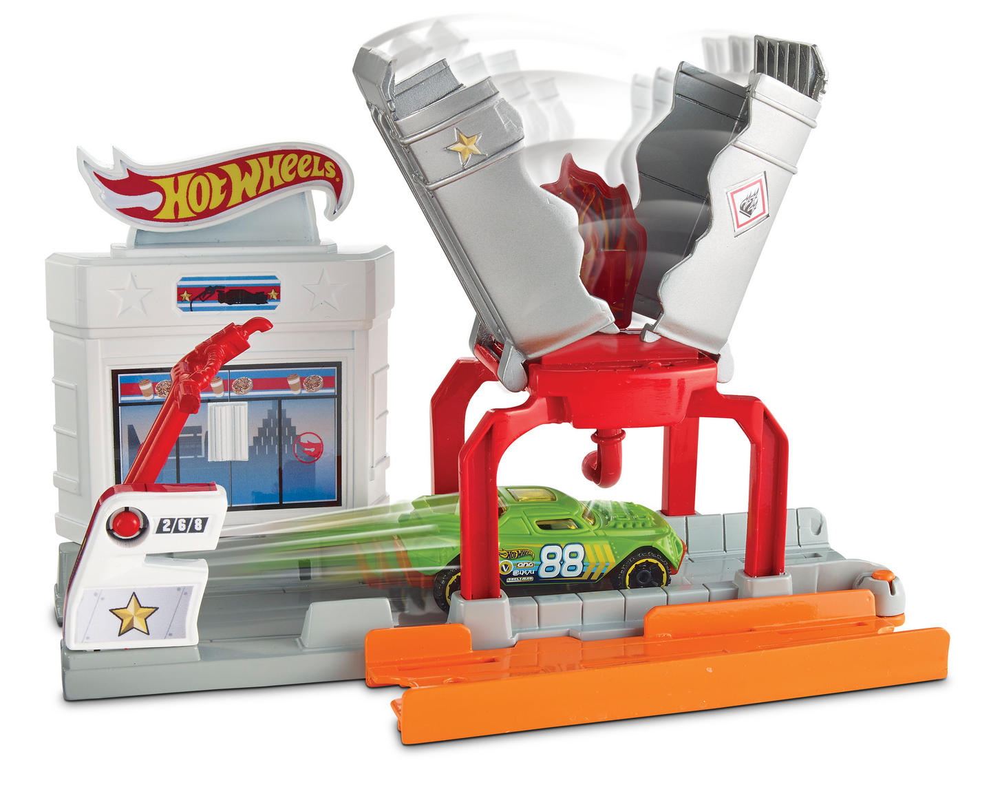 Hot Wheels Fold Out -kokoontaittuva autoleikkisetti