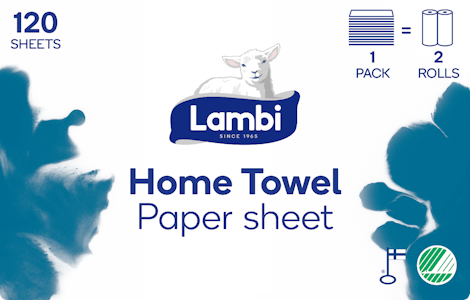 Lambi Home Towel talouspaperiarkki 120kpl PAL