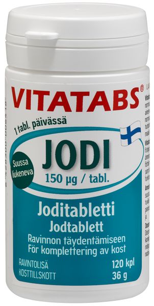 Vitatabs Jodi 150µg 120tabl/36g