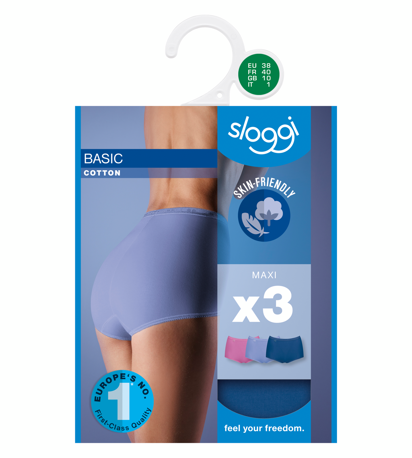 sloggi Basic Maxi alushousut 3kpl/pkt