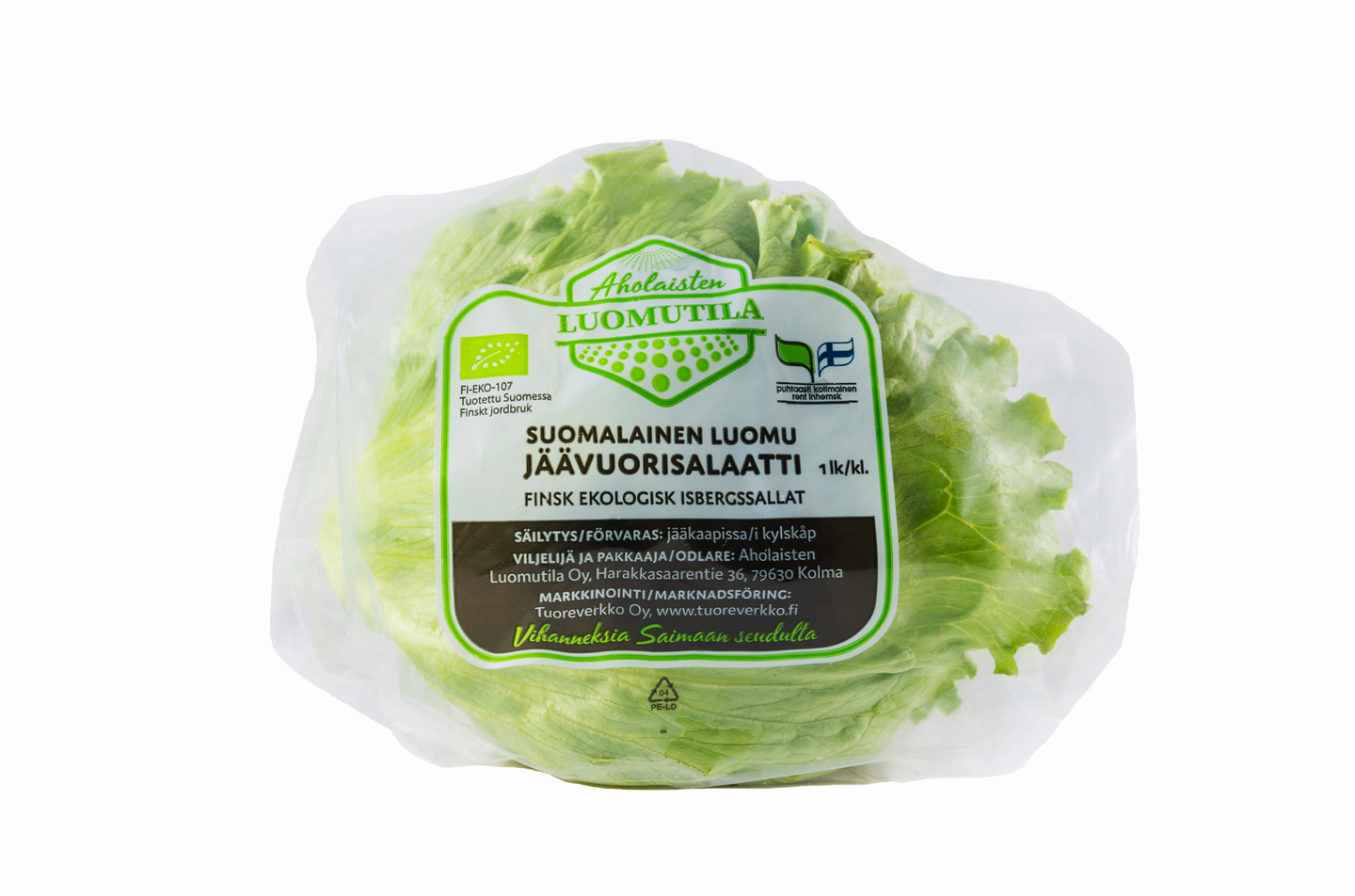 Jäävuorisalaatti luomu Suomi