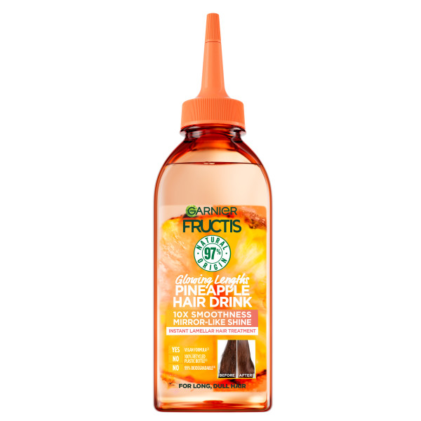 Garnier Fructis Hair Drink Pineapple Lamellar Hoitoaine 200 Ml HoReCa   3600542502528