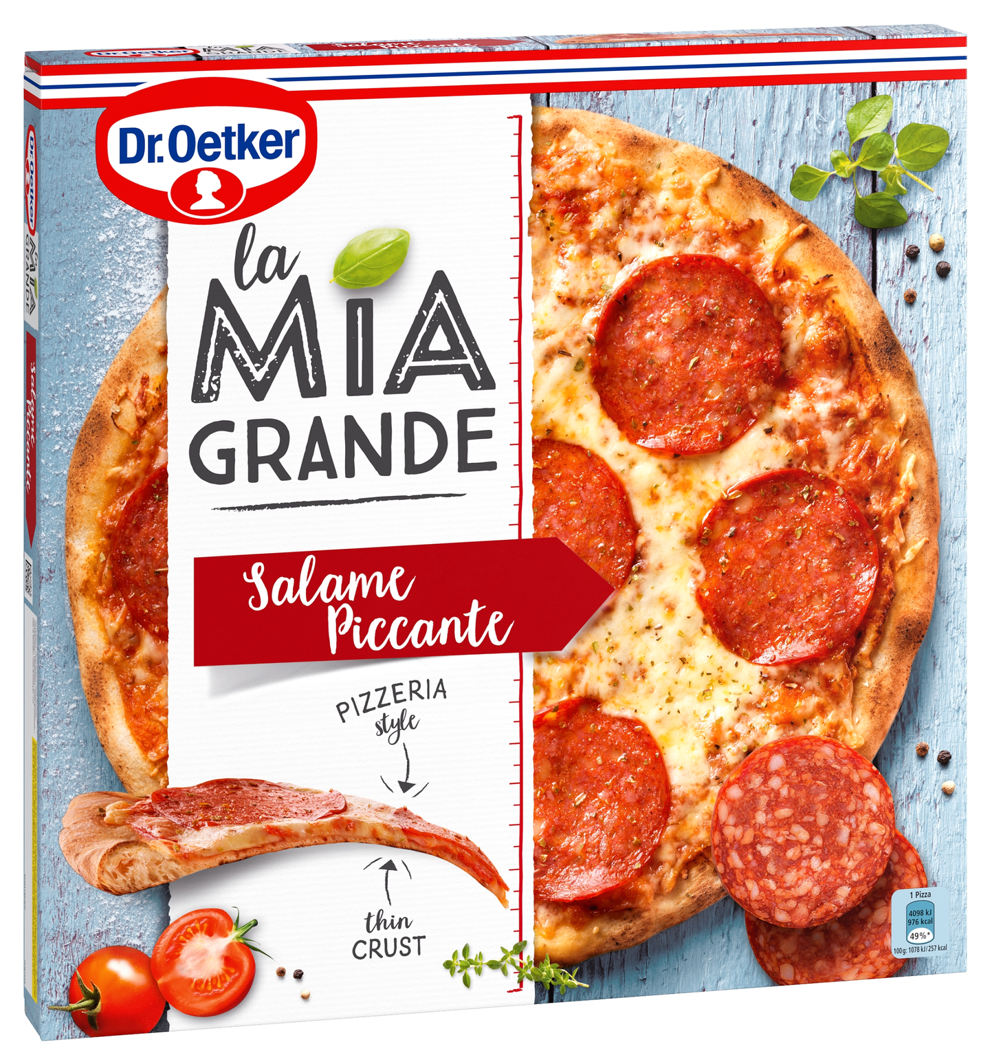 Dr. Oetker La Mia Grande Salame piccante 380g pakaste