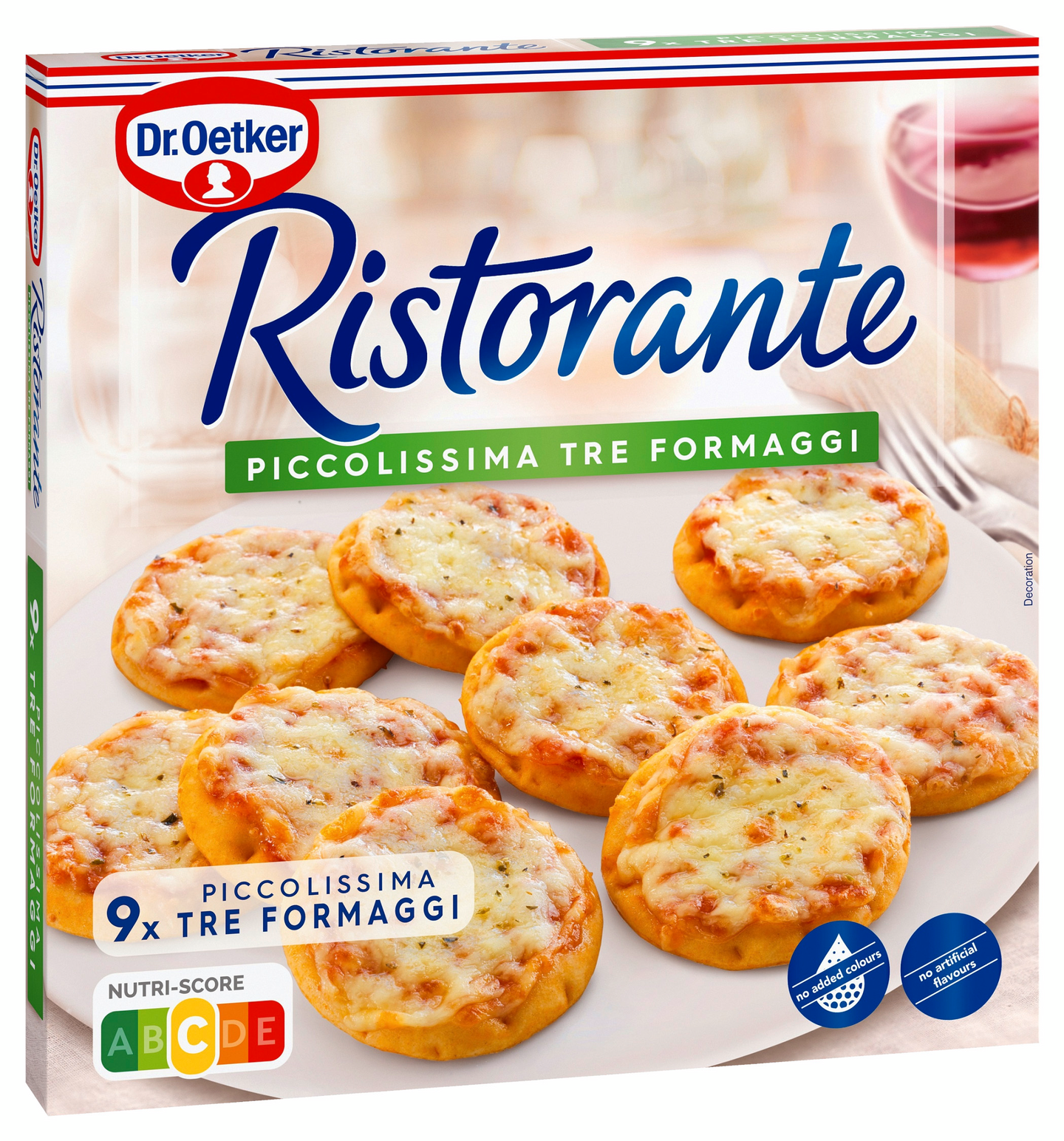 Dr. Oetker Ristorante Piccolissima tre formaggi minipizzat 216g pakaste