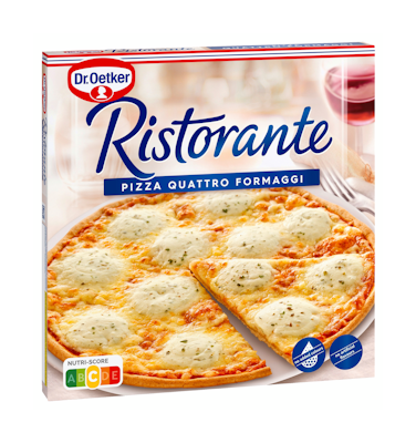 Dr. Oetker Ristorante quattro formaggi pizza 340g pakaste