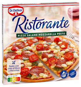 Dr. Oetker Ristorante salame mozzarella pesto pizza 360g pakaste