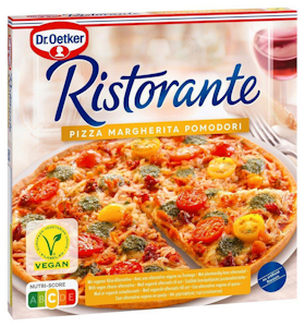 Dr. Oetker Ristorante margherita pomodori vegan pizza 340g pakaste