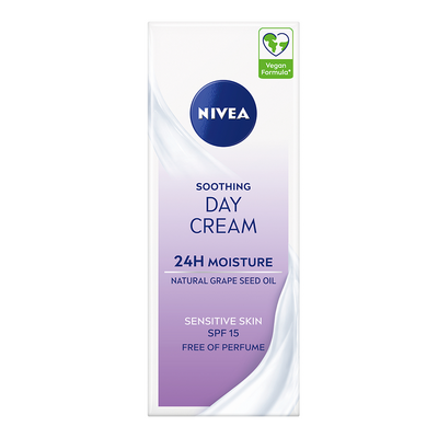 NIVEA 50ml Soothing Day Cream SK15 -päivävoide