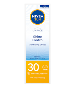 Nivea Sun aurinkosuojavoide kasvoille 50ml Face Shine Control Cream SK 30