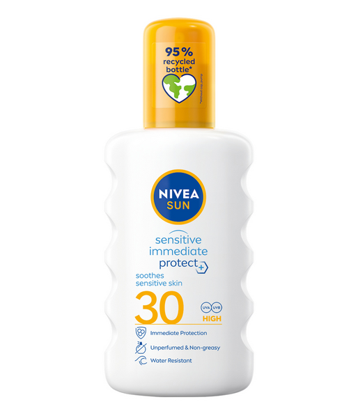 Nivea Sun aurinkosuojasuihke 200ml sk30 Sensitive Immediate Protect