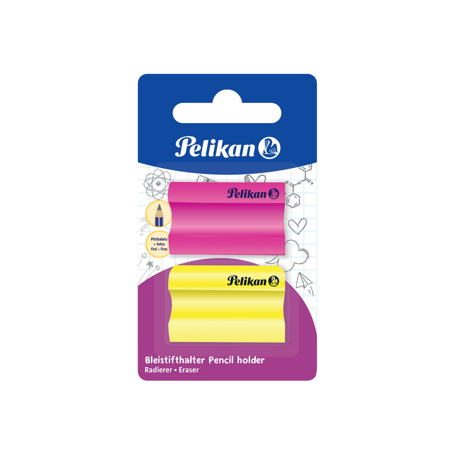 Pelikan Neon pyyhekumi 2kpl