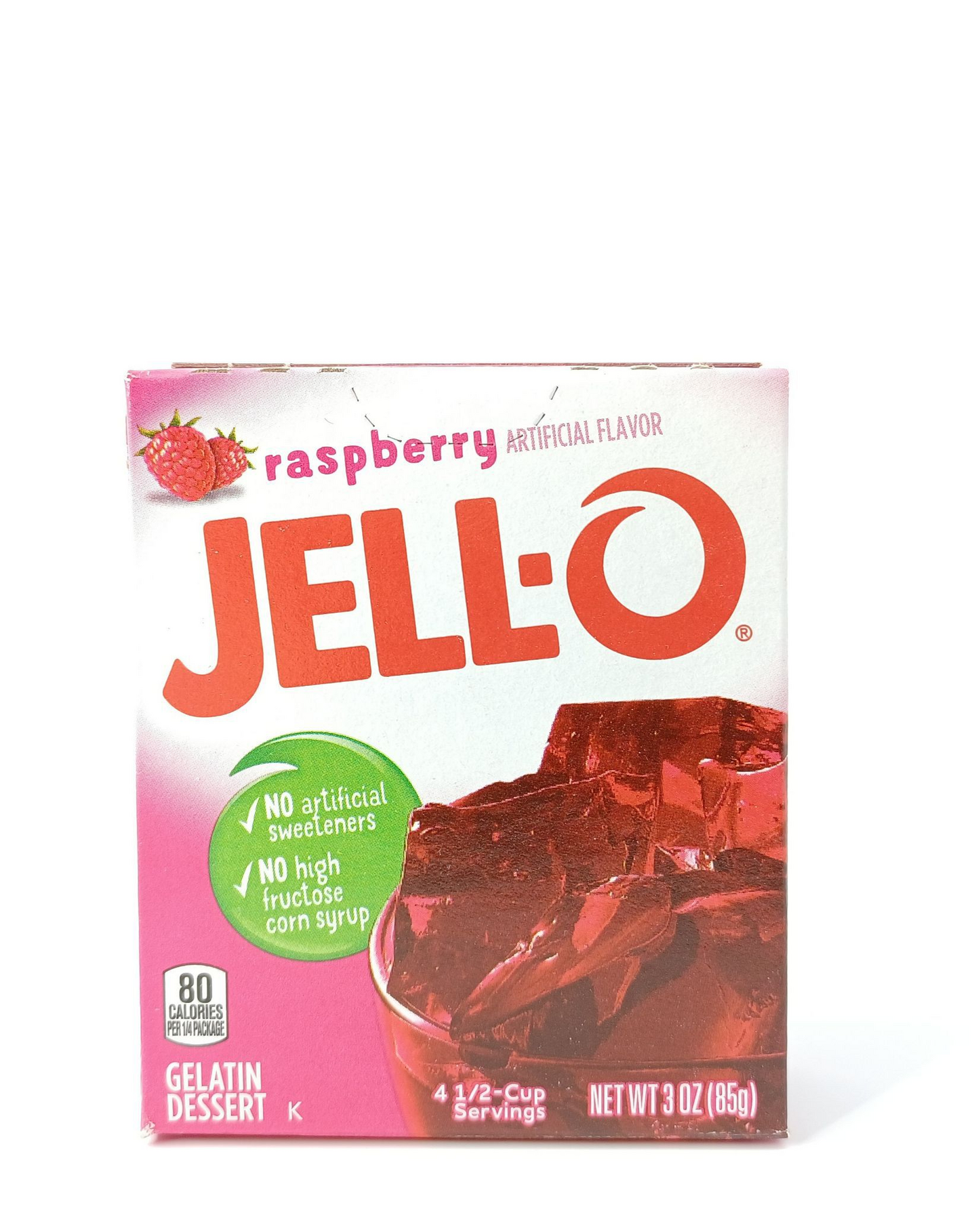 Jell-o raspberry hyytelöpulveriaine vadelma 85g