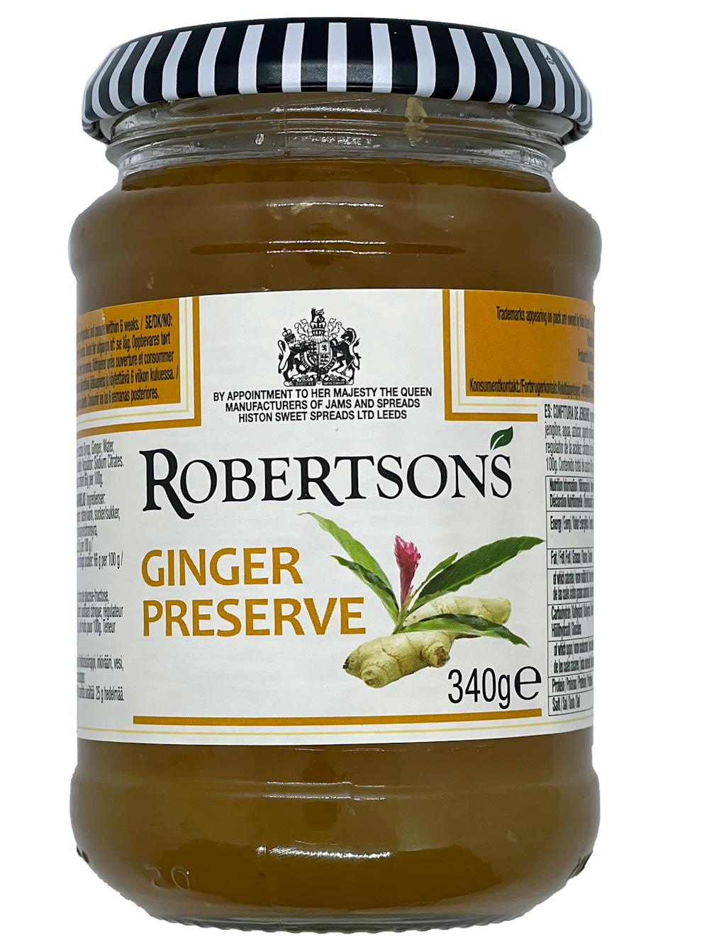 Robertson's Ginger Preserve Inkiväärimarmeladi 340g — HoReCatukku Kespro