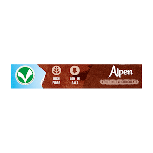 Alpen Fruit & Nut with Milk Chocolate myslipatukka 5x29 g