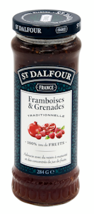 St. Dalfour Vadelma-granaattiomenahillo 284g