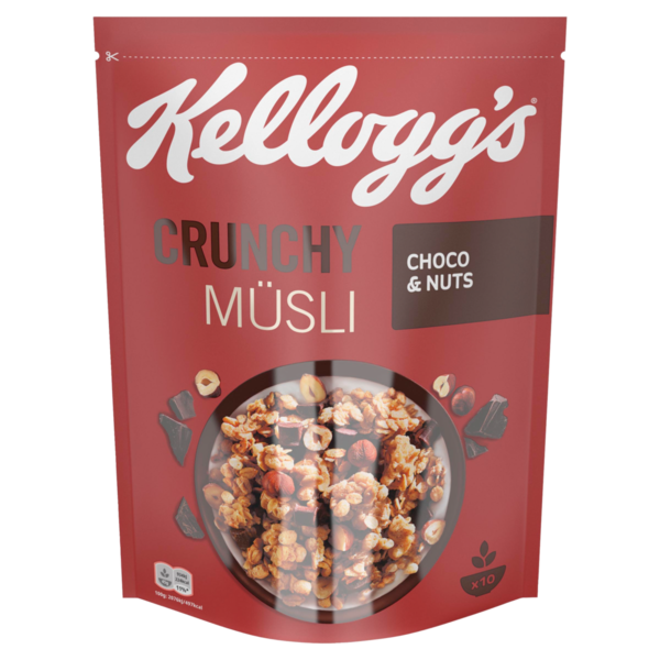 Kellogg's Crunchy Choco & Nuts Müsli  450g VARTTILAVA