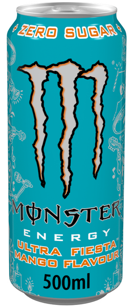 Monster Energy Ultra Fiesta sokeriton energiajuoma 0,5l