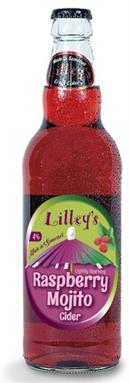 Lilleys Raspberry Mojito Cider lightly sparkling 4% 0,5l