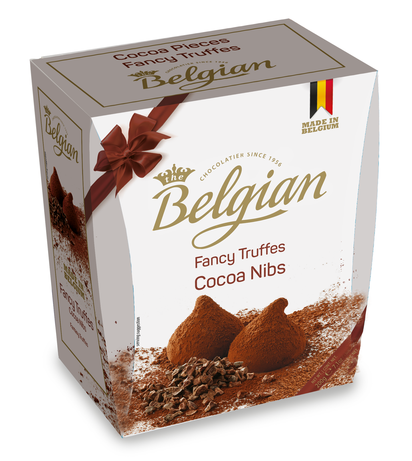 The Belgian Cacao Nibs Truffles Original 200g