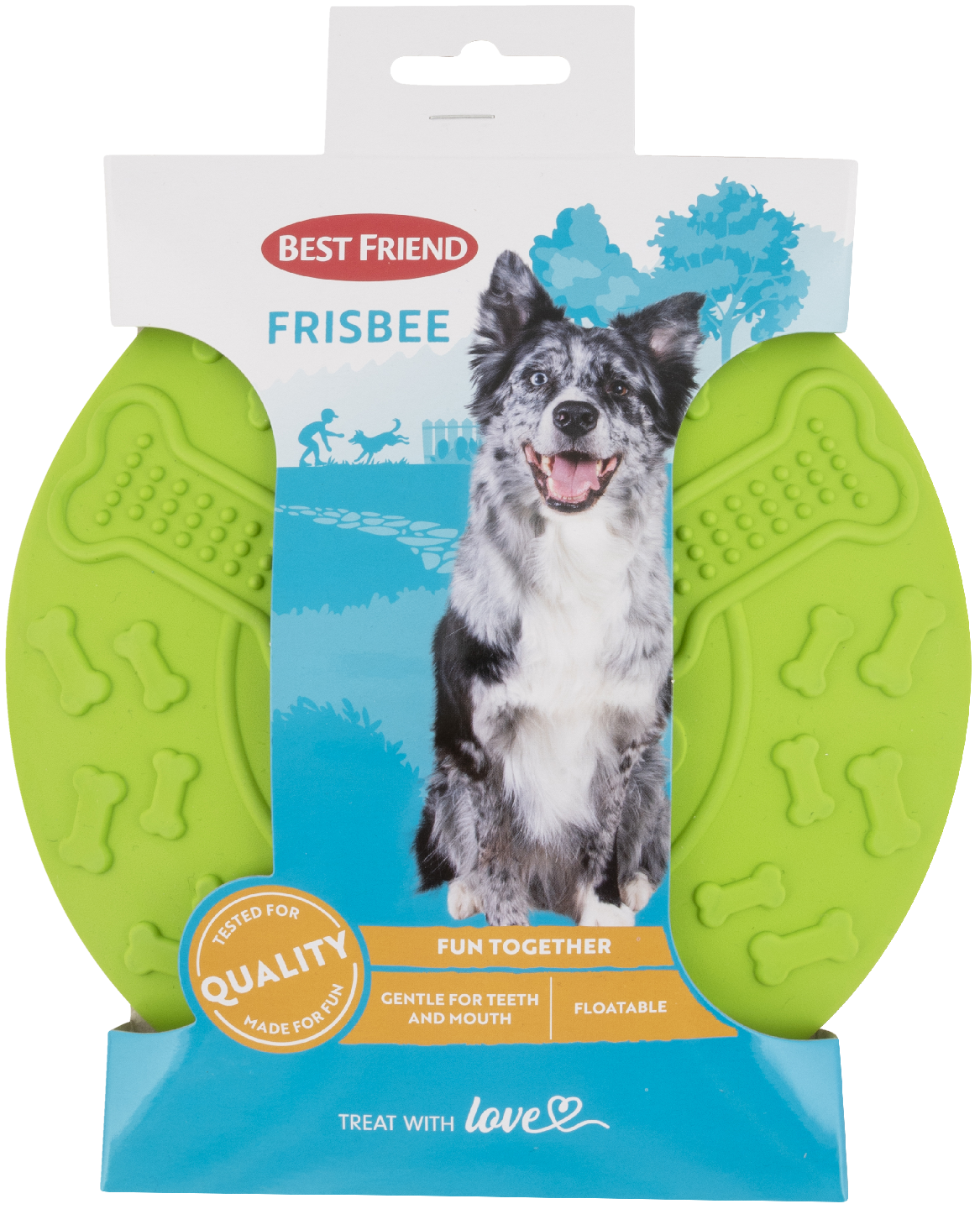 BF Frisbee koiran täyskuminen lelu