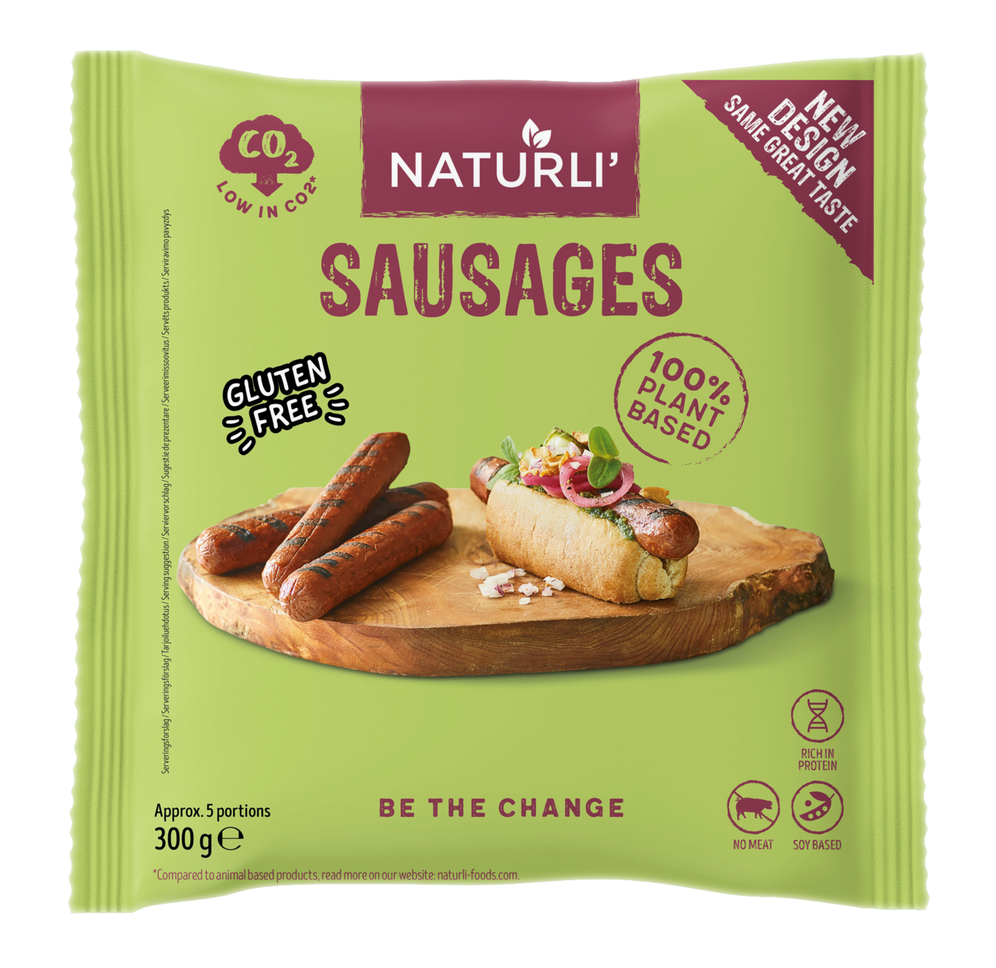 Naturli Sausages vegaaninen nakki 300g pakaste