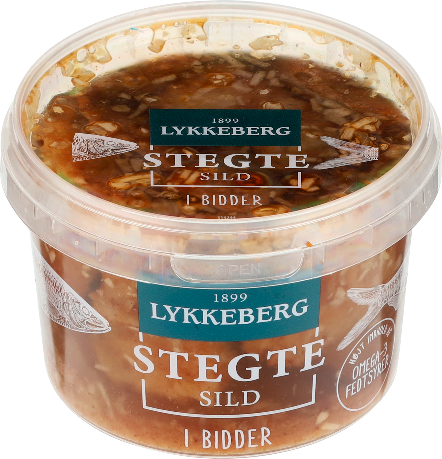 Lykkeberg paistettu silli paloina marinadissa 500/250g