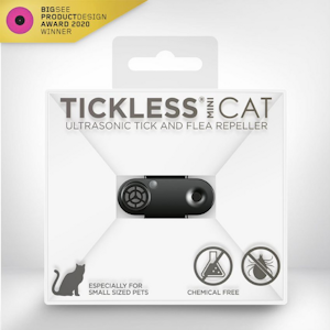 TICKLESS-MINI CAT ladattava ultraääni punkki- ja kirppukarkoitin musta