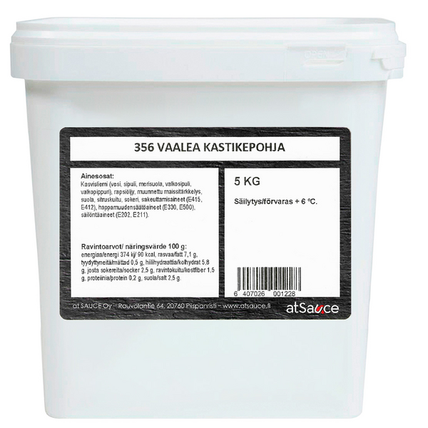 At Sauce vaalea kastikepohja 5kg