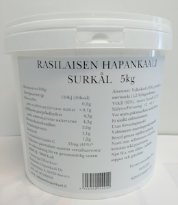 Hapankaali 5kg Rasilainen Suomi