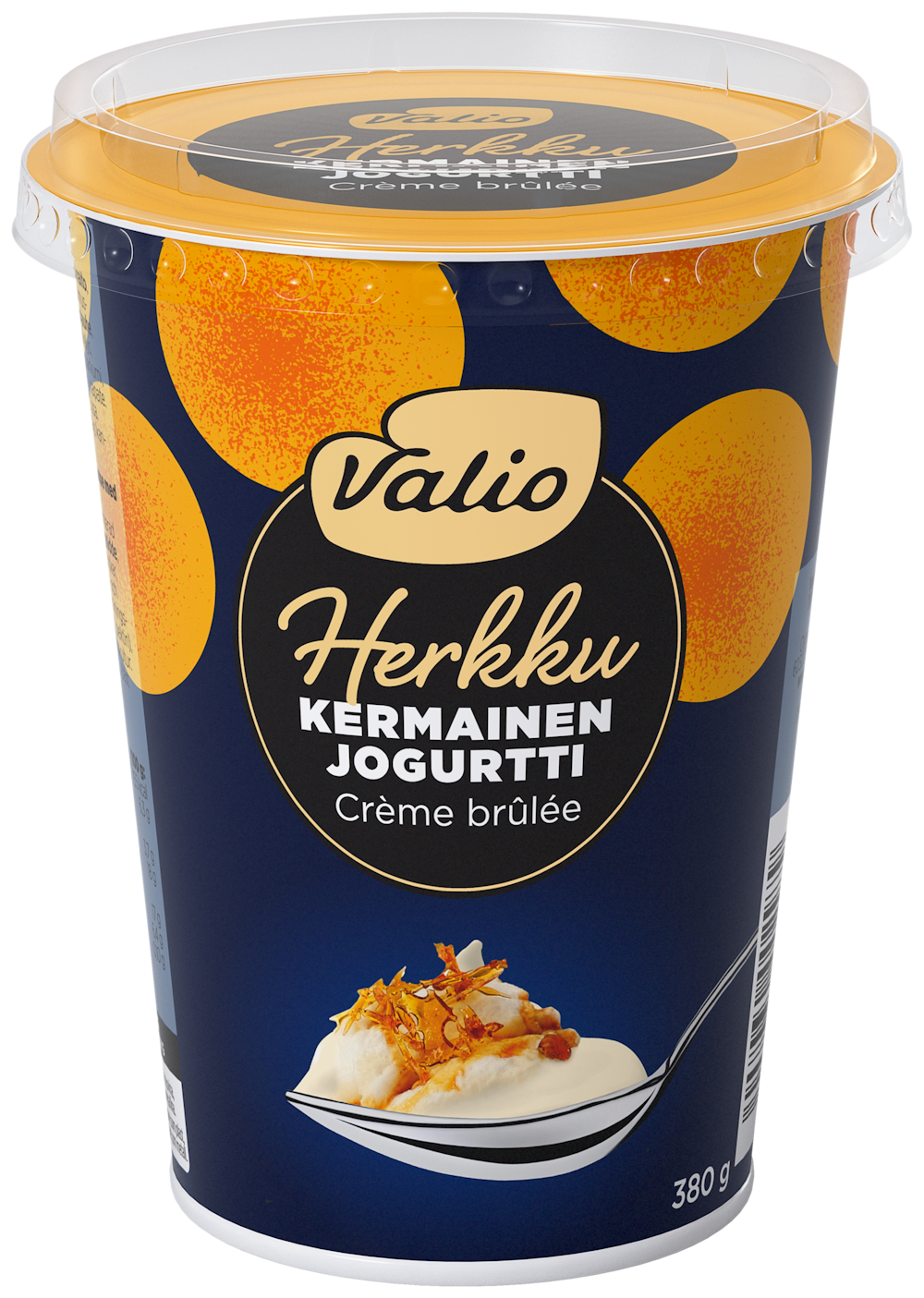 Valio Herkku kermainen jogurtti 380g crème brûlée laktoositon —  HoReCa-tukku Kespro