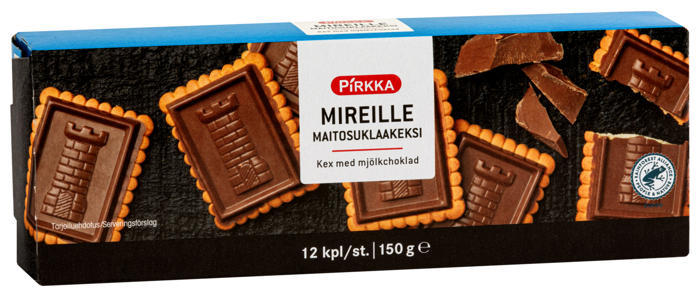 Pirkka Mireille maitosuklaakeksi 150g