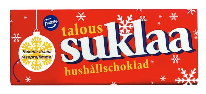 Karl Fazer Taloussuklaalevy 200g