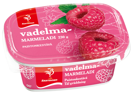 Saarioinen Vadelmamarmeladi 230g