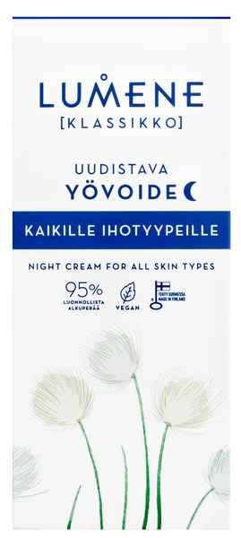 Lumene KLASSIKKO Uudistava yövoide 50ml