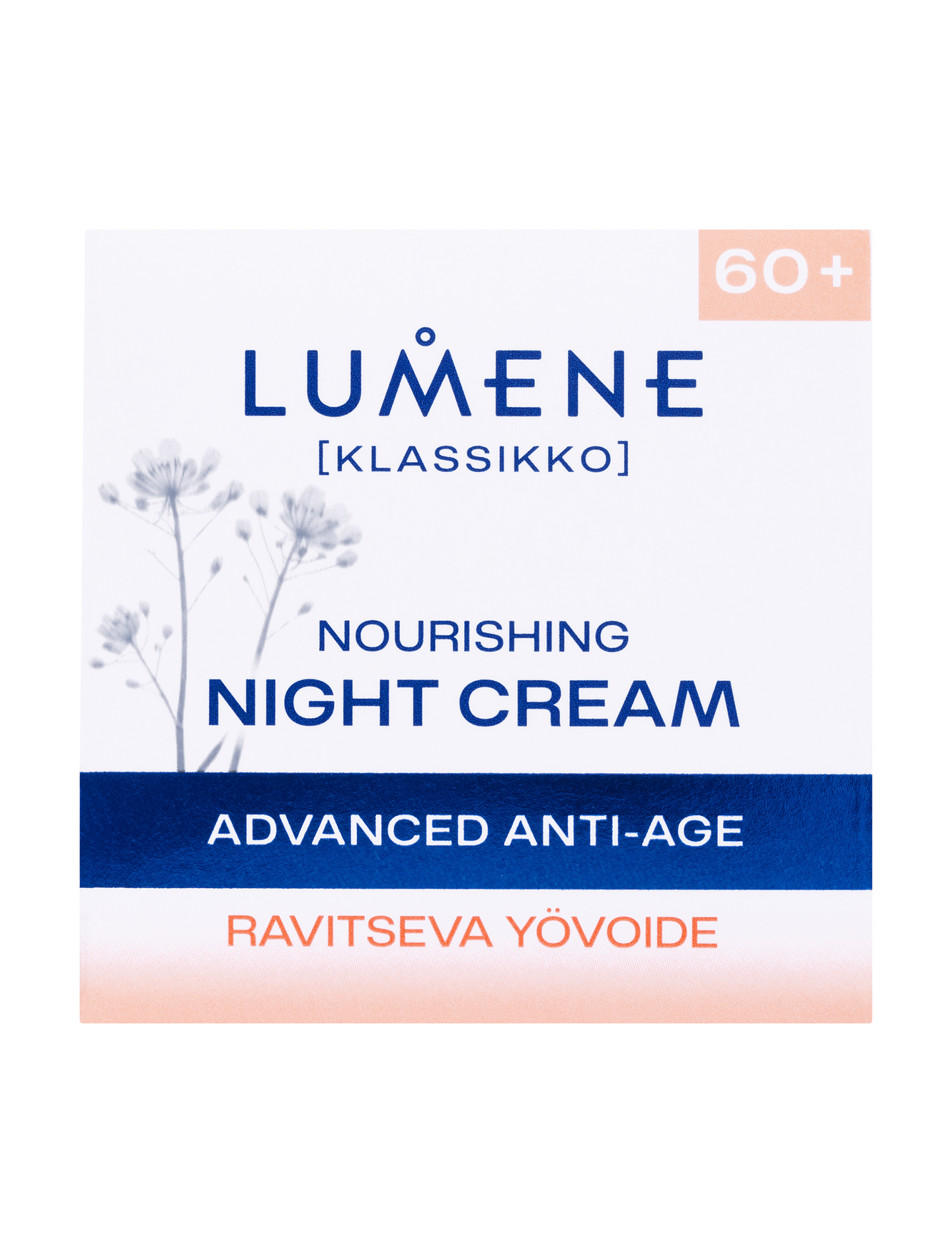 Lumene Klassikko Advanced Anti-Age Rosy Ravitseva yövoide 50 ml