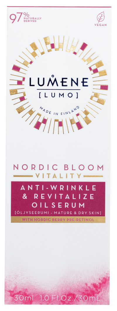 Lumene LUMO Vitality Silottava & elvyttävä öljyseerumi 30 ml