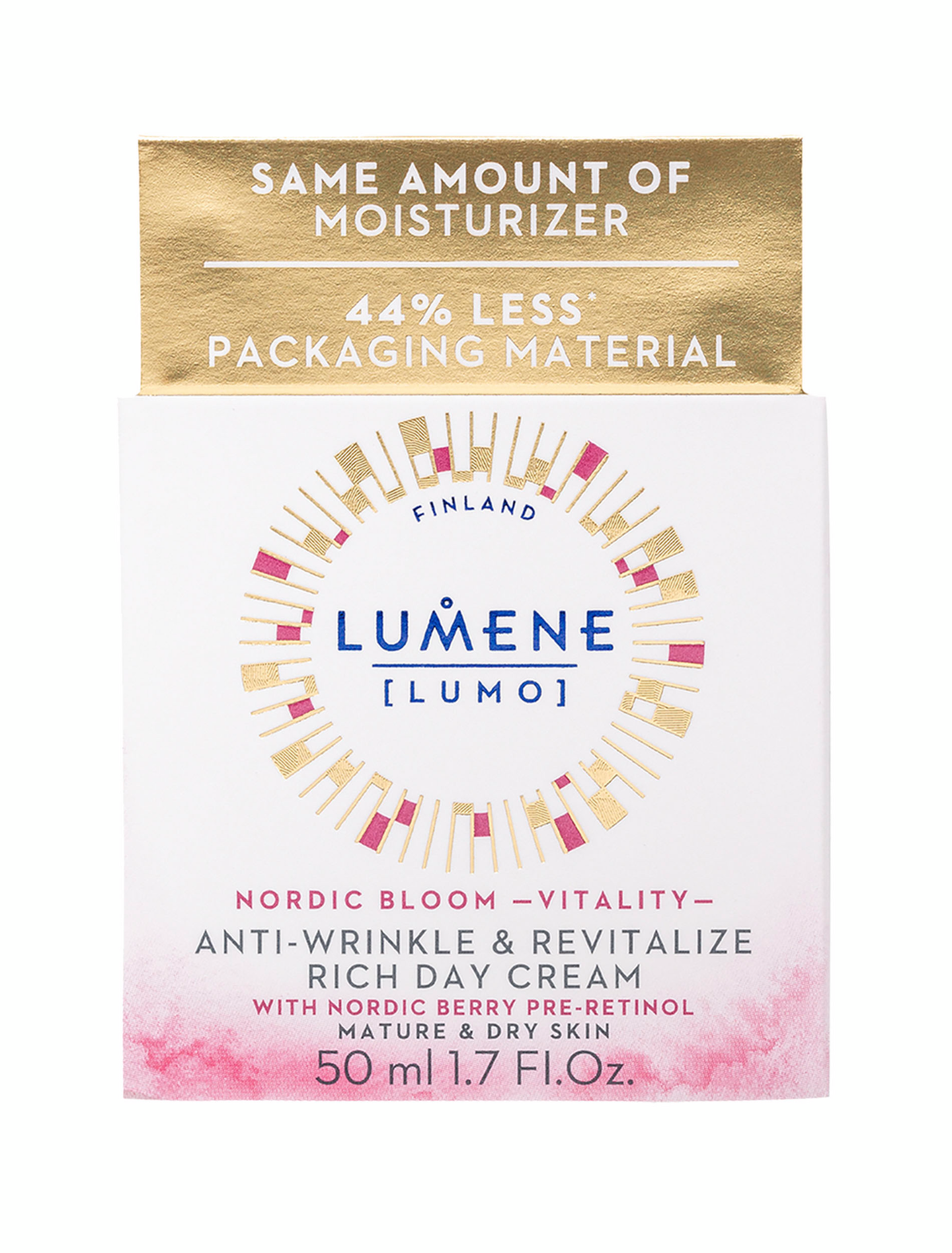 Lumene LUMO Vitality Silottava & elvyttävä päivävoide 50 ml