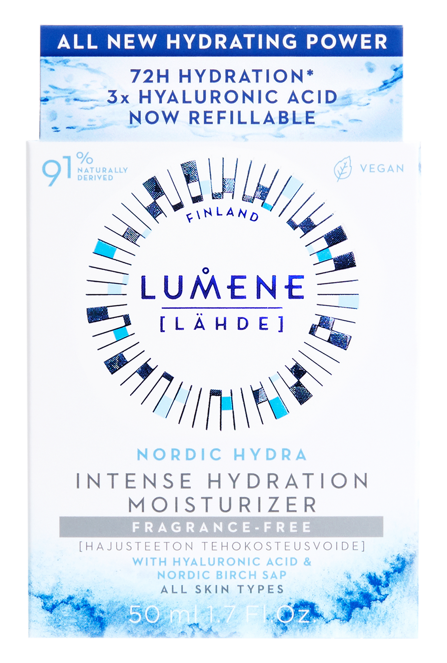 Lumene LÄHDE Hajusteeton tehokosteusvoide 50 ml