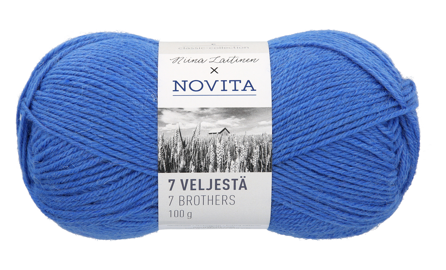 Novita 7 Veljestä 100g 136 lobelia