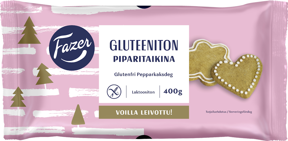 Fazer gluteeniton Piparitaikina 400g pakaste — HoReCa-tukku Kespro