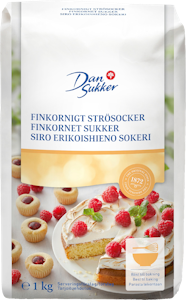 Dansukker Siro erikoishieno sokeri 1 kg