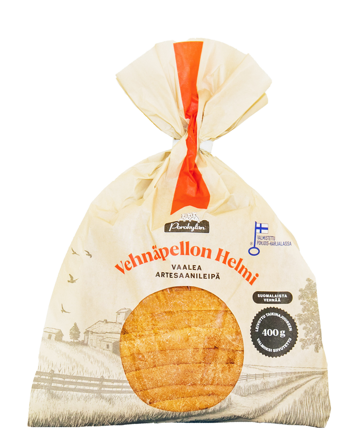 Porokylän Vehnäpellon Helmi 400 g vehnäleipä