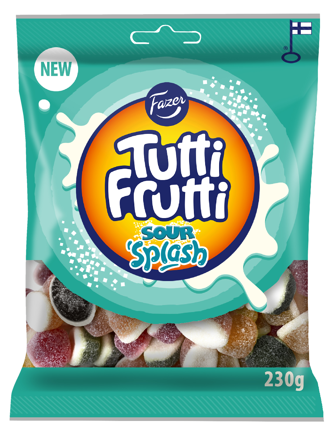 Fazer Tutti Frutti 230g Sour Splash Mix