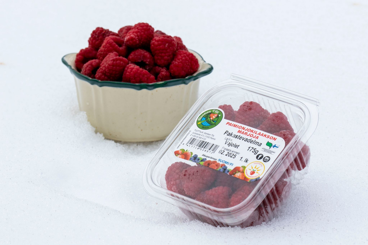 Alanteen Tilan vadelma 175g pakaste