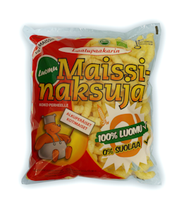 Laatupaakarin luomu maissinaksuja 90 g